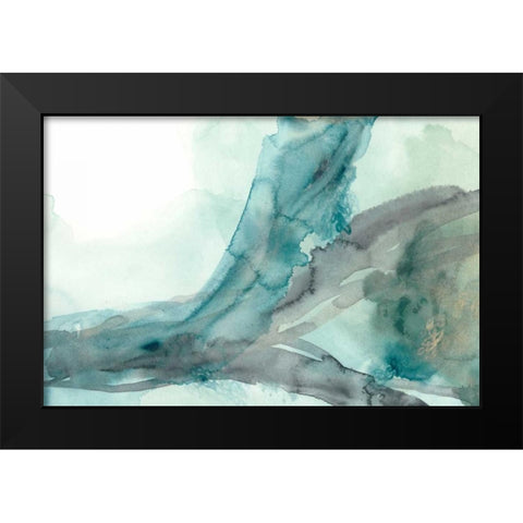 Hydro VI Black Modern Wood Framed Art Print by Vess, June Erica