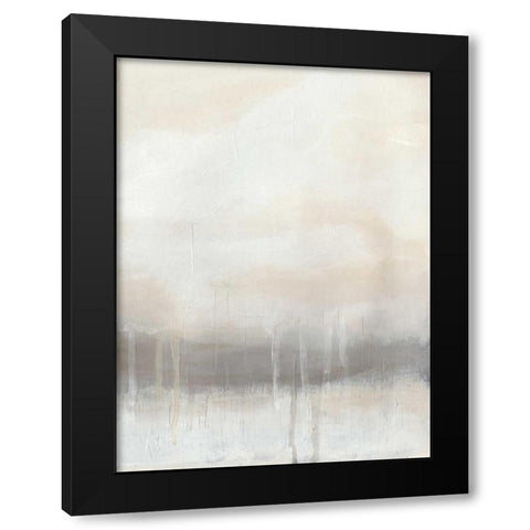 Horizon Strata I Black Modern Wood Framed Art Print by Vess, June Erica