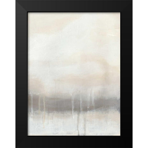 Horizon Strata I Black Modern Wood Framed Art Print by Vess, June Erica