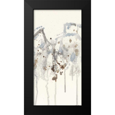 Neutral Spray I Black Modern Wood Framed Art Print by Goldberger, Jennifer