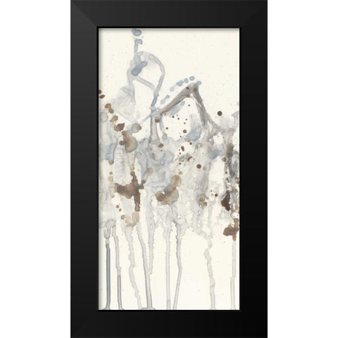 Neutral Spray II Black Modern Wood Framed Art Print by Goldberger, Jennifer