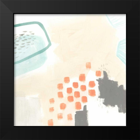 Chromatic Inference II Black Modern Wood Framed Art Print by Vess, June Erica