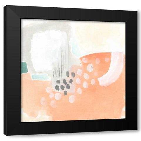Chromatic Inference III Black Modern Wood Framed Art Print by Vess, June Erica