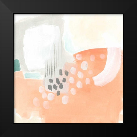 Chromatic Inference III Black Modern Wood Framed Art Print by Vess, June Erica