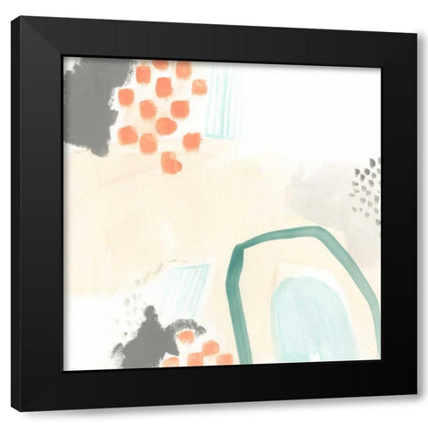 Chromatic Inference IV Black Modern Wood Framed Art Print by Vess, June Erica