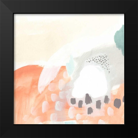 Chromatic Inference V Black Modern Wood Framed Art Print by Vess, June Erica
