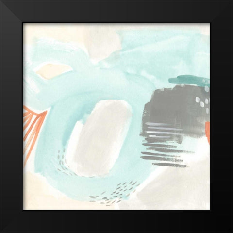 Chromatic Inference VI Black Modern Wood Framed Art Print by Vess, June Erica
