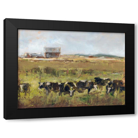 Out to Pasture I Black Modern Wood Framed Art Print with Double Matting by Harper, Ethan