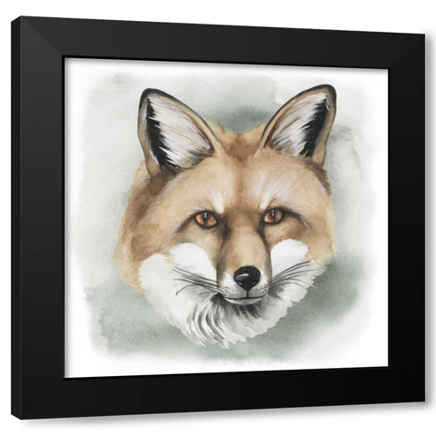 Greenwood Animals I Black Modern Wood Framed Art Print with Double Matting by Popp, Grace