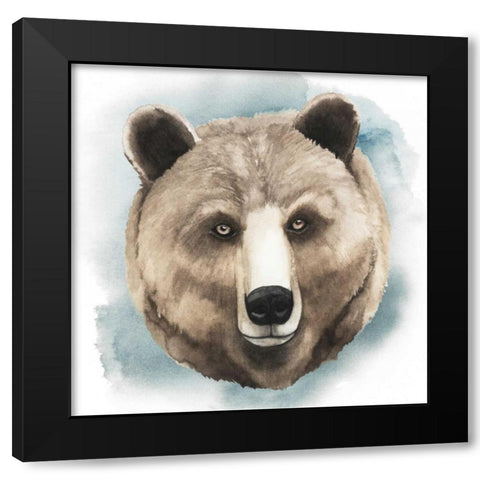 Greenwood Animals IV Black Modern Wood Framed Art Print with Double Matting by Popp, Grace