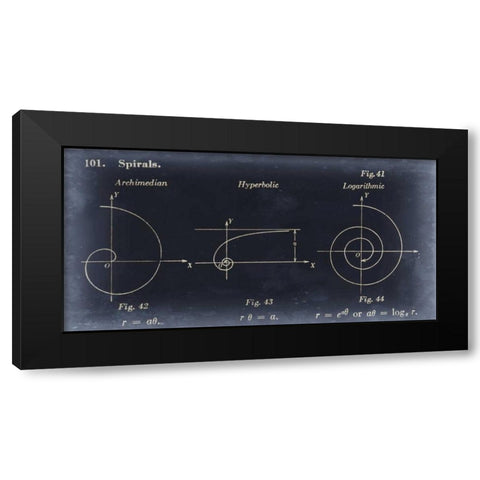 Mathematics III Black Modern Wood Framed Art Print by Johnson, Jason