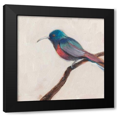 Bird Profile I Black Modern Wood Framed Art Print by Iafrate, Sandra