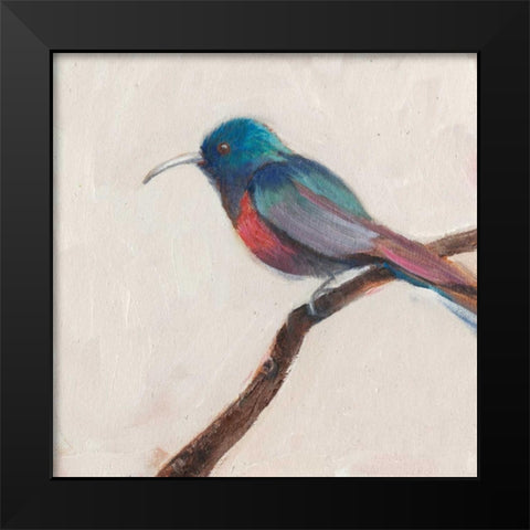 Bird Profile I Black Modern Wood Framed Art Print by Iafrate, Sandra