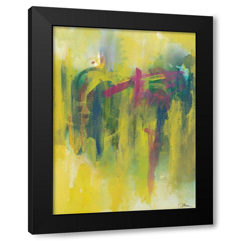 Happy Days II Black Modern Wood Framed Art Print by Combs, Joyce
