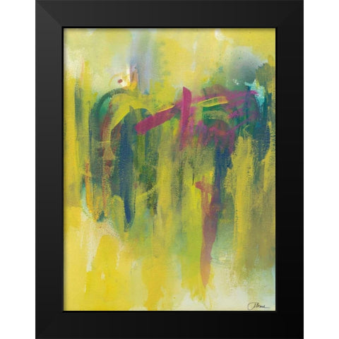 Happy Days II Black Modern Wood Framed Art Print by Combs, Joyce