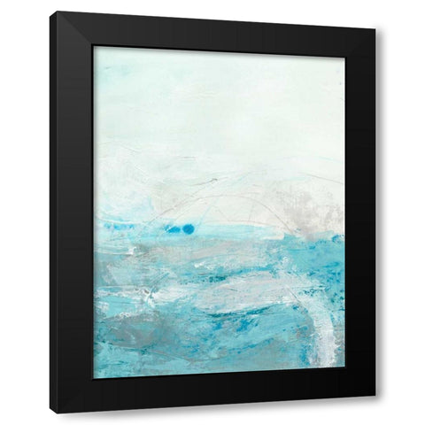 Glass Sea II Black Modern Wood Framed Art Print by Vess, June Erica