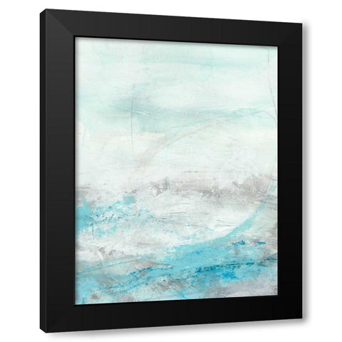 Glass Sea III Black Modern Wood Framed Art Print by Vess, June Erica