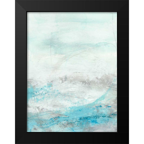 Glass Sea III Black Modern Wood Framed Art Print by Vess, June Erica