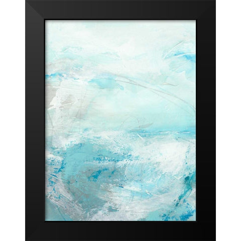 Glass Sea IV Black Modern Wood Framed Art Print by Vess, June Erica