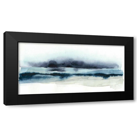 Stormy Sea I Black Modern Wood Framed Art Print with Double Matting by Popp, Grace