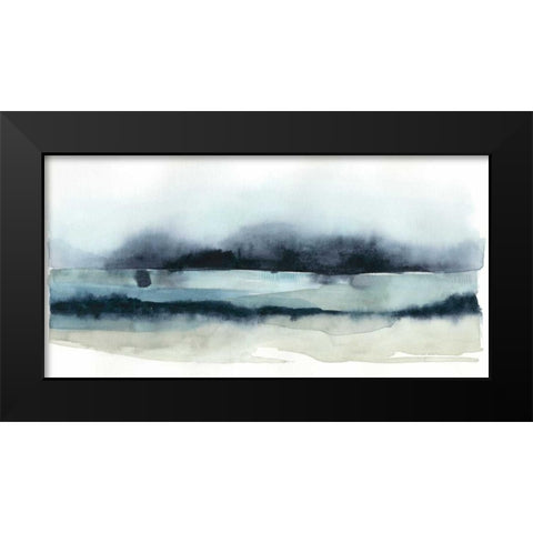 Stormy Sea II Black Modern Wood Framed Art Print by Popp, Grace
