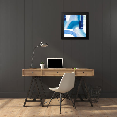 Inlet Falls I Black Modern Wood Framed Art Print by Popp, Grace