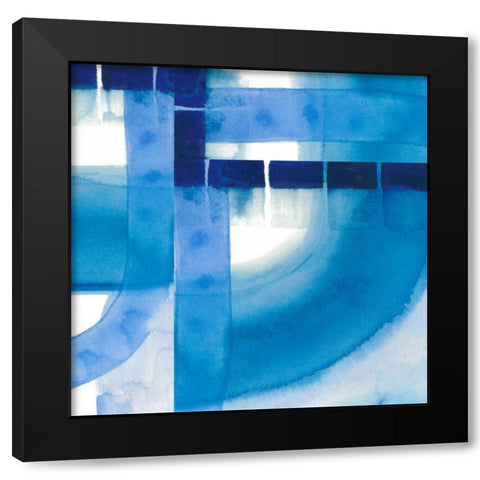 Inlet Falls II Black Modern Wood Framed Art Print by Popp, Grace