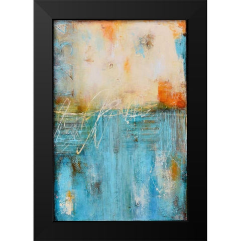 Forgotten Password Black Modern Wood Framed Art Print by Ashley, Erin