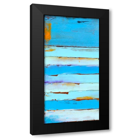 Blue Jam I Black Modern Wood Framed Art Print by Ashley, Erin