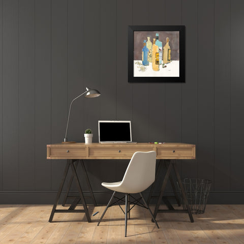 Array of Olive Oil I Black Modern Wood Framed Art Print by Dixon, Samuel