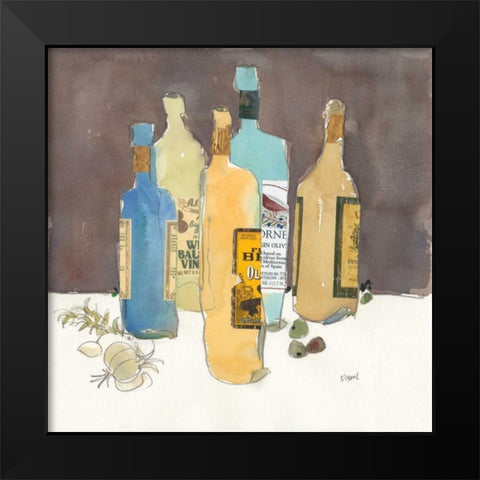 Array of Olive Oil I Black Modern Wood Framed Art Print by Dixon, Samuel