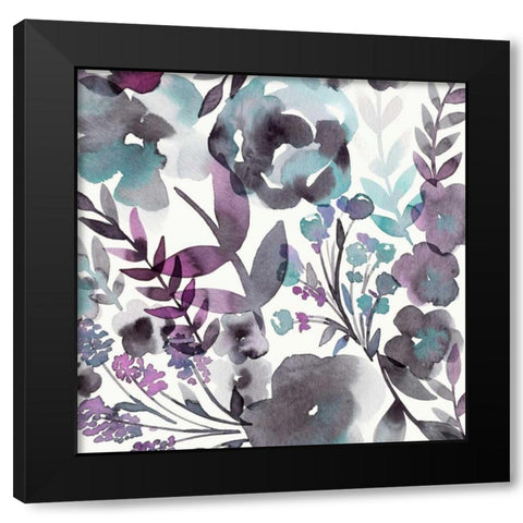 Blooming Plum Garden III Black Modern Wood Framed Art Print by Kappa, Diane