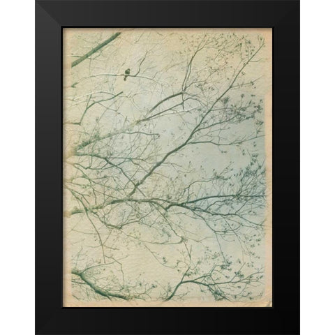 Leave it Behind I Black Modern Wood Framed Art Print by Jorgensen, Jennifer