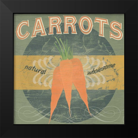 Farm Stand III Black Modern Wood Framed Art Print by Vess, June Erica