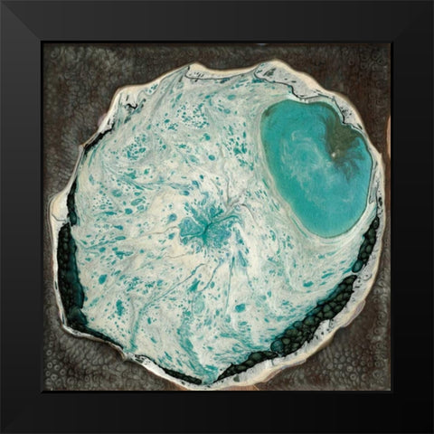 Atlantis II Black Modern Wood Framed Art Print by Ludwig, Alicia