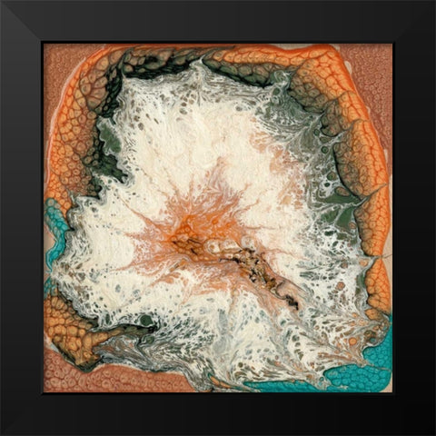 Caldera II Black Modern Wood Framed Art Print by Ludwig, Alicia