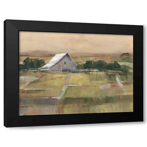 Rural Sunset II Black Modern Wood Framed Art Print by Harper, Ethan