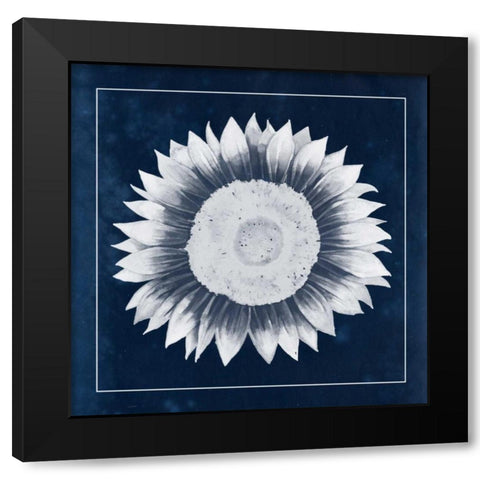 Moon Flower III Black Modern Wood Framed Art Print with Double Matting by Popp, Grace