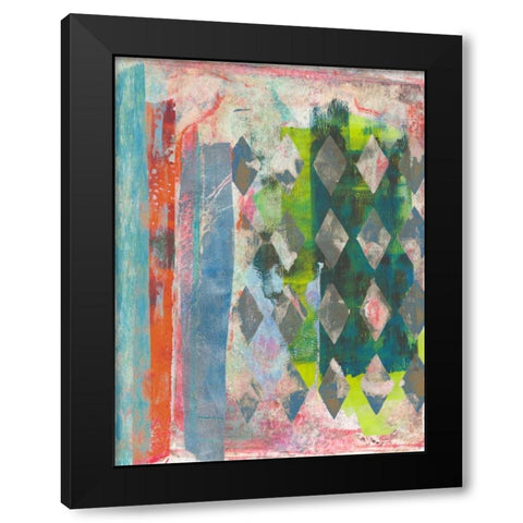 Chartreuse Afternoon I Black Modern Wood Framed Art Print by McCavitt, Naomi