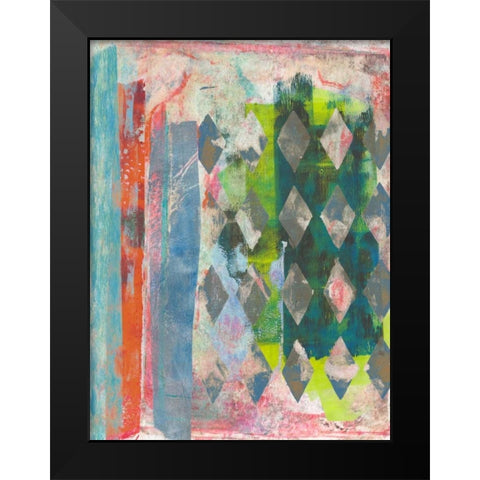 Chartreuse Afternoon I Black Modern Wood Framed Art Print by McCavitt, Naomi