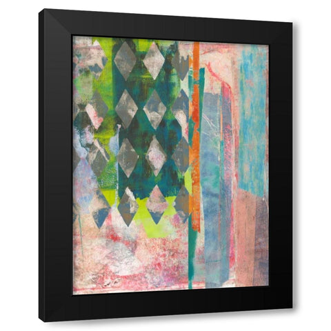 Chartreuse Afternoon II Black Modern Wood Framed Art Print with Double Matting by McCavitt, Naomi