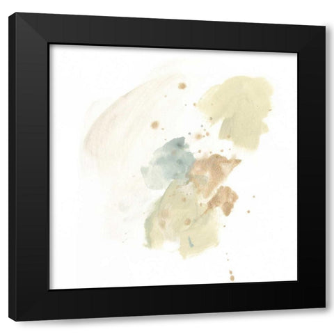 Liquid Echo III Black Modern Wood Framed Art Print by Vess, June Erica