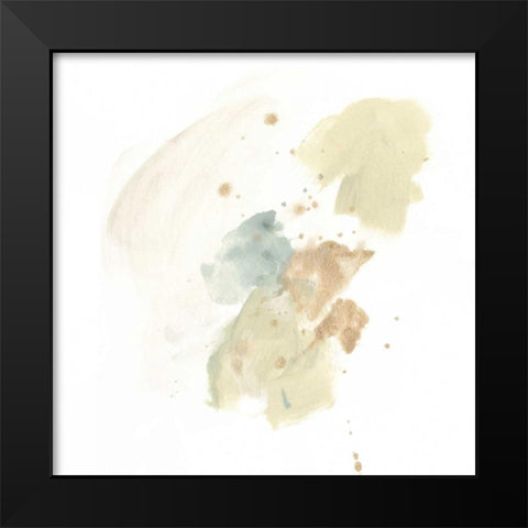 Liquid Echo III Black Modern Wood Framed Art Print by Vess, June Erica