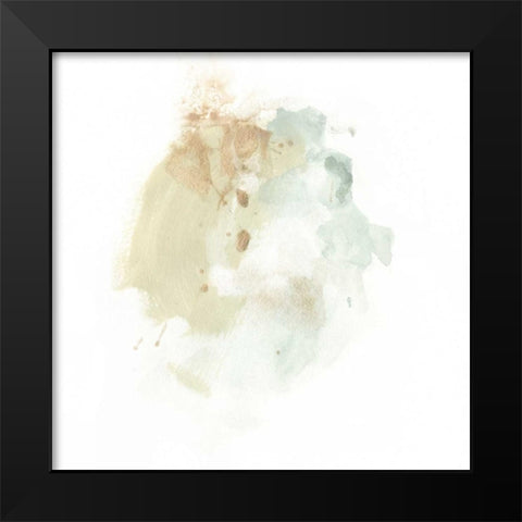 Liquid Echo IV Black Modern Wood Framed Art Print by Vess, June Erica