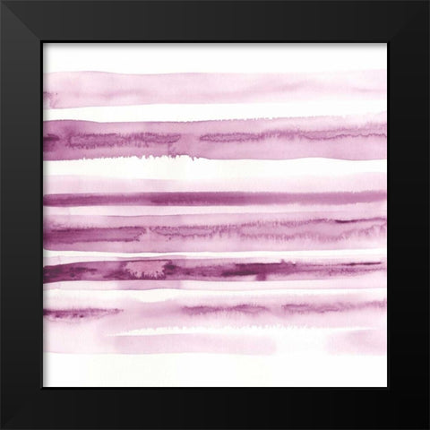 Spectrum Echo I Black Modern Wood Framed Art Print by Vess, June Erica