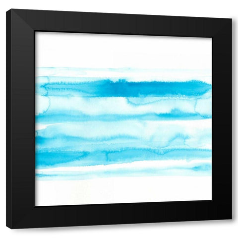 Spectrum Echo IV Black Modern Wood Framed Art Print with Double Matting by Vess, June Erica