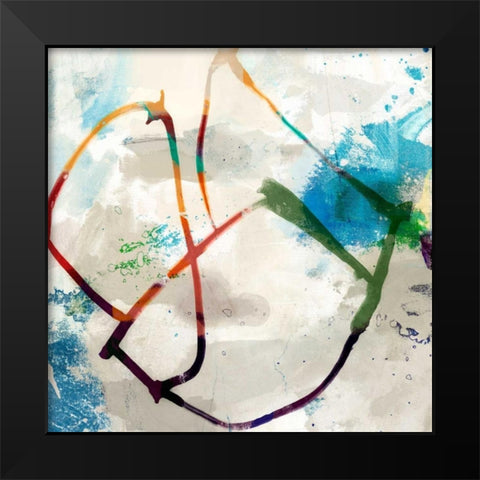 Playful Intent I Black Modern Wood Framed Art Print by Jasper, Sisa