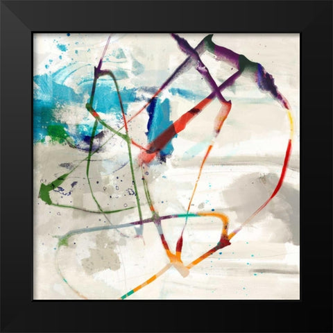 Playful Intent II Black Modern Wood Framed Art Print by Jasper, Sisa