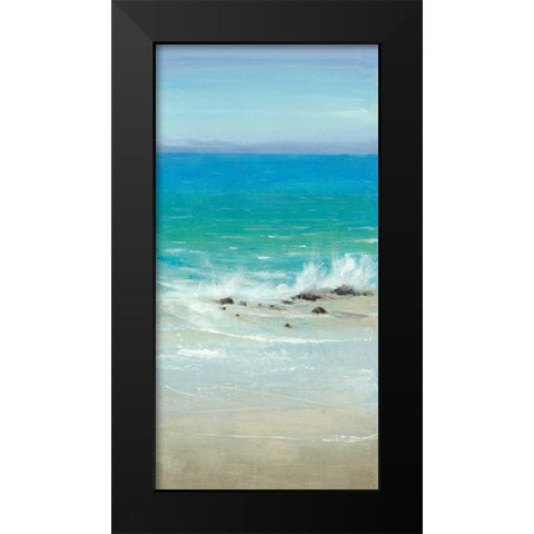 Salt Spray I Black Modern Wood Framed Art Print by OToole, Tim