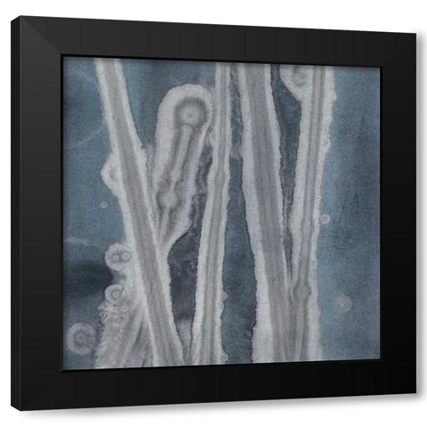 Astral Projection II Black Modern Wood Framed Art Print with Double Matting by Stramel, Renee W.